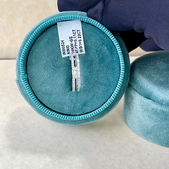 Stackable Baguette Cut Rings - Picture 7 of 16